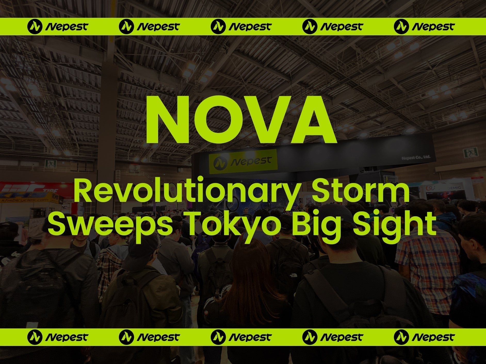 Nepestは「サイクルモード東京」２回目出展で大盛況でした！